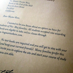 Magic Online Classes Letter