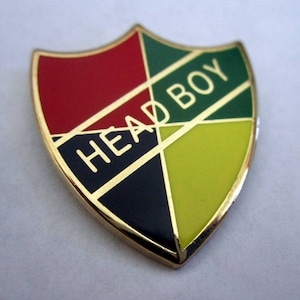 School Head Boy or Head Girl Badge / 1 Pin Head Boy