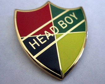 School Head Boy or Head Girl Badge / 1" Pin