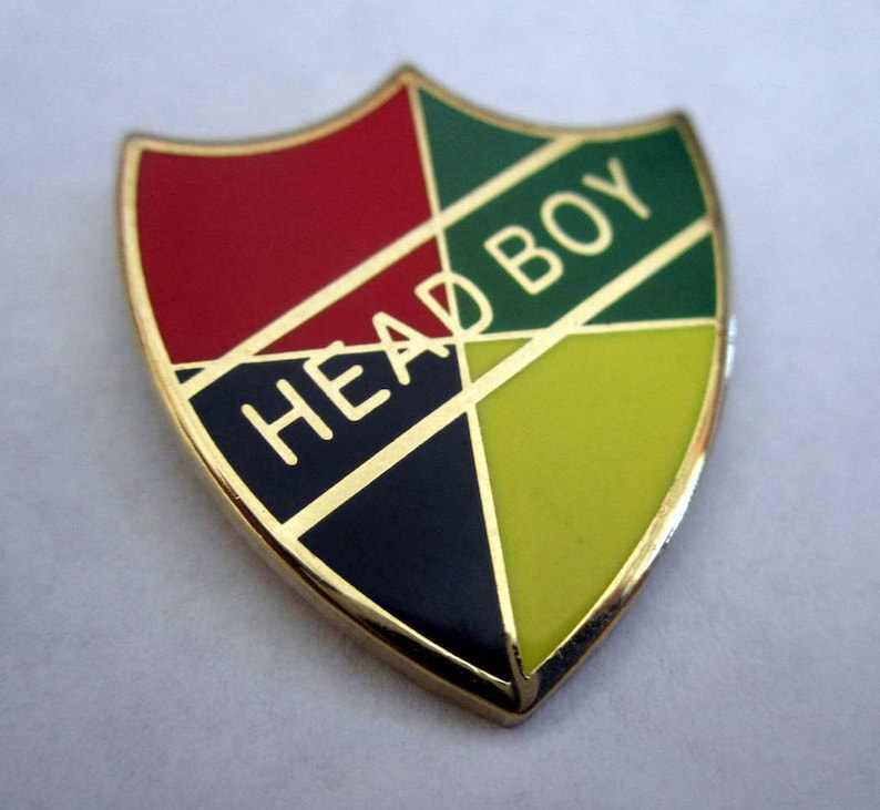 School Head Boy or Head Girl Badge / 1 Pin Head Boy