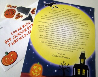 Letter from a Spooky Character for Halloween (Personalized)