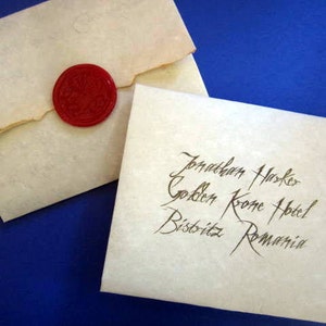 Dracula's Letter to Jonathan Harker Replica Prop - Personalized