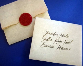 Dracula's Letter to Jonathan Harker Replica Prop - Personalized
