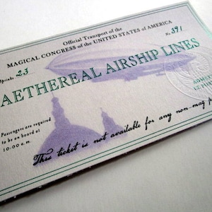 American Magic Government Airship Ticket