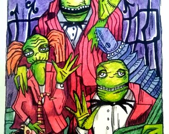 Christmas Nightmare Tarot Card Poster #3