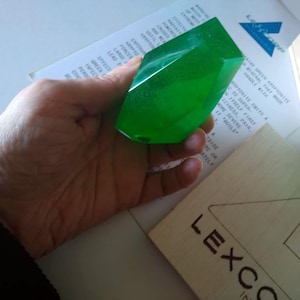 Handmade Green Kryptonite in Wooden Crate Replica Prop