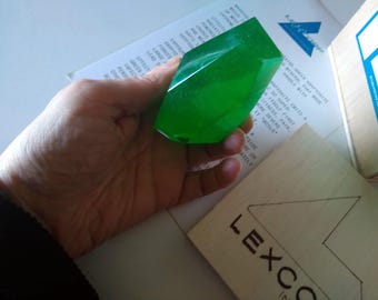 Handmade Green Kryptonite in Wooden Crate Replica Prop