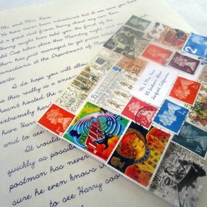 World Cup Invitation Letter covered in stamps