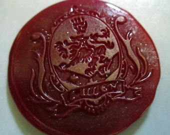 10 Deluxe Vampire Family Crest Red Wax Seals