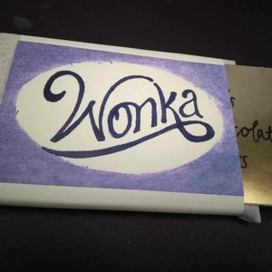 Chocolate Factory Golden Ticket & Candy Bar Prop Replica Set (new)