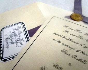 Wizard & Witch Wedding Invitation