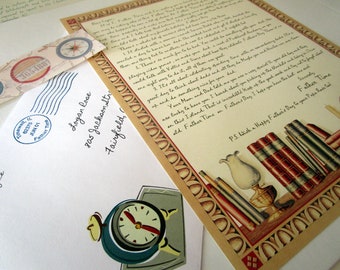 Letter from Father Time for Father's Day Personalized