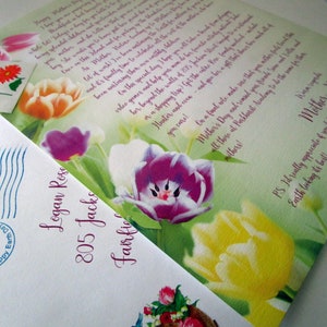 Carta de la Madre Naturaleza para el Día de la Tierra o el Día de la Madre Personalizada