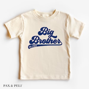 Retro Big Brother Graphic Tee: Custom Est. Year, Gift For Son ( F57813 )