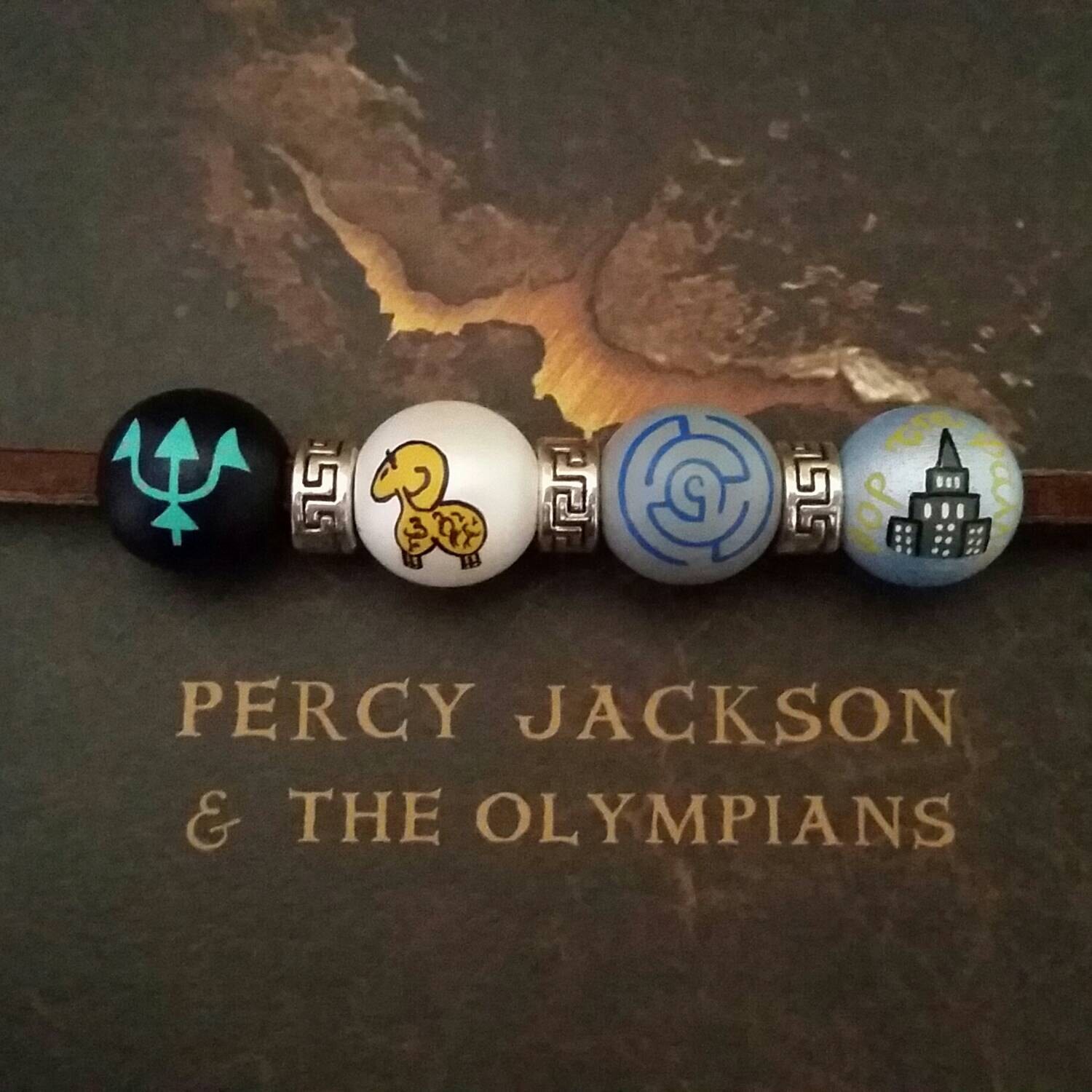 Percy Jackson Necklace Camp Half Blood Lightning Theif Etsy