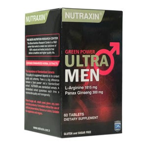 Ultra Men – 60 Tablets | Herbal Extracts with Arginine, Ginseng, Tribulus
