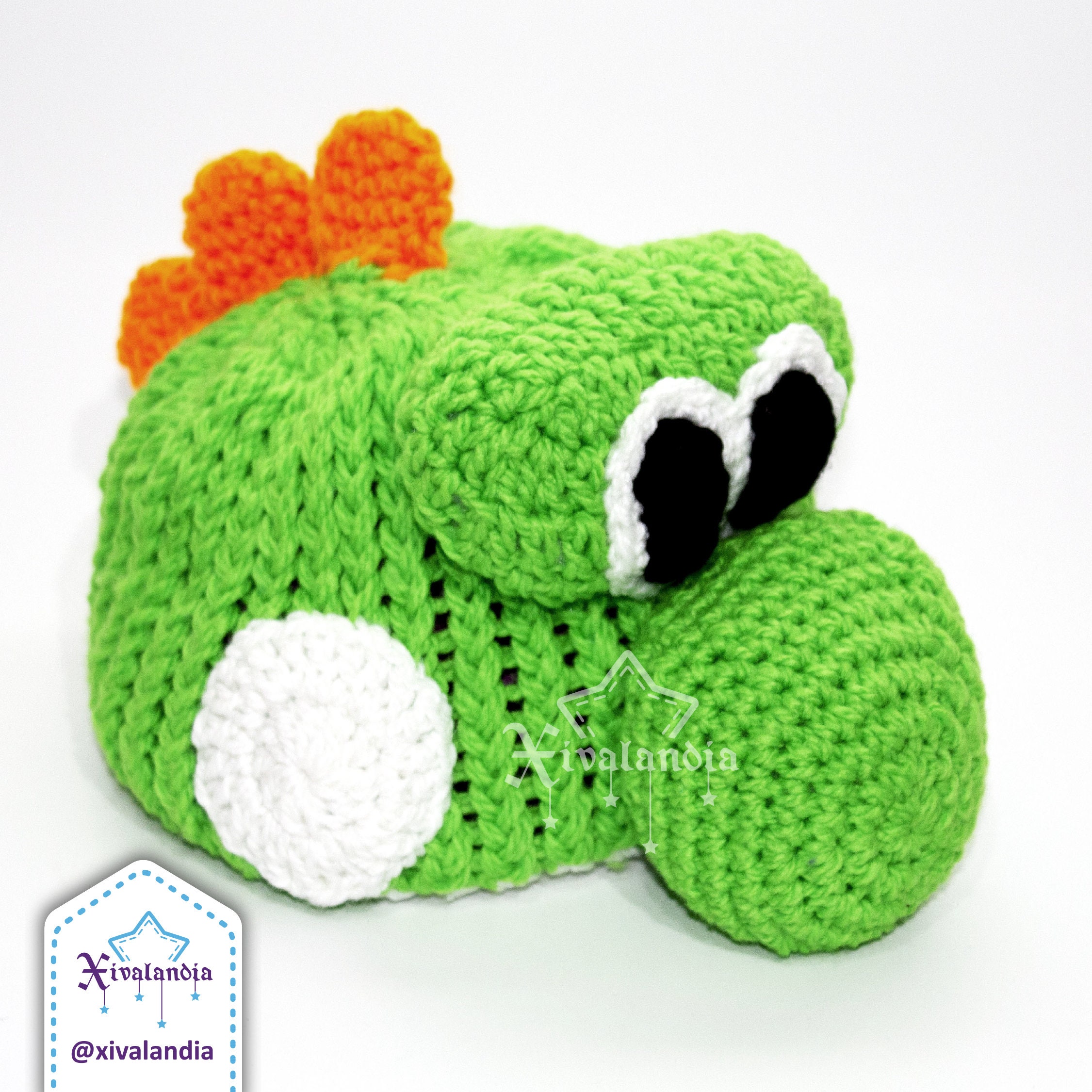 Yoshi Beanie Crochet Hat - Etsy