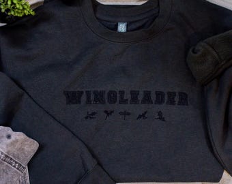 Sudadera WINGLEADER: Sudadera minimalista inspirada en Fourth Wing