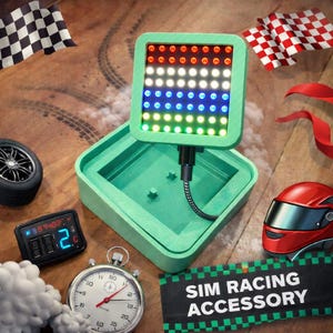 Simulation iFlag RGB LED flag indicator and gear matrix [Custom Colors]