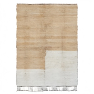 Moroccan Rug, Tan Moroccan Rug, Beni Mrirt Rug, Berber Carpet, Handmade Berber Rug, Beni Mrirt Rug, Authentic Berber Rug, Soft Area Rug,