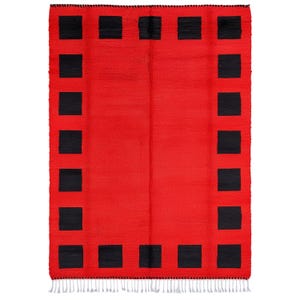 Moroccan Rug, Red Moroccan Rug, Red Boujaad Rug, Red Beni Ourain Rug, Beni Mrirt Rug,Handwoven Area Rug,Authentic Moroccan Rug,Berber Carpet