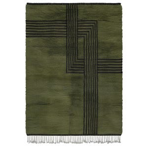 Green Moroccan Rug, Green Beni Mrirt Rug, Handmade Berber Rug, Beni Mrirt Rug, Authentic Berber Rug, Soft Area Rug, Beni Mrirt Rug