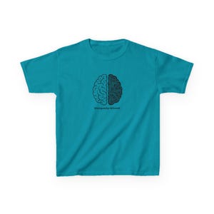 Uniquely Wired Brain Graphic Tee - Kids Heavy Cotton T-Shirt
