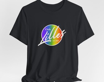 Club Lilles Pride Tee: Unisex Rainbow Graphic Shirt
