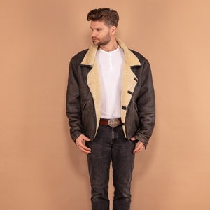 Hugo boss sheepskin sale jacket