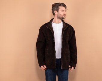 Veste camionneur mouton homme sale