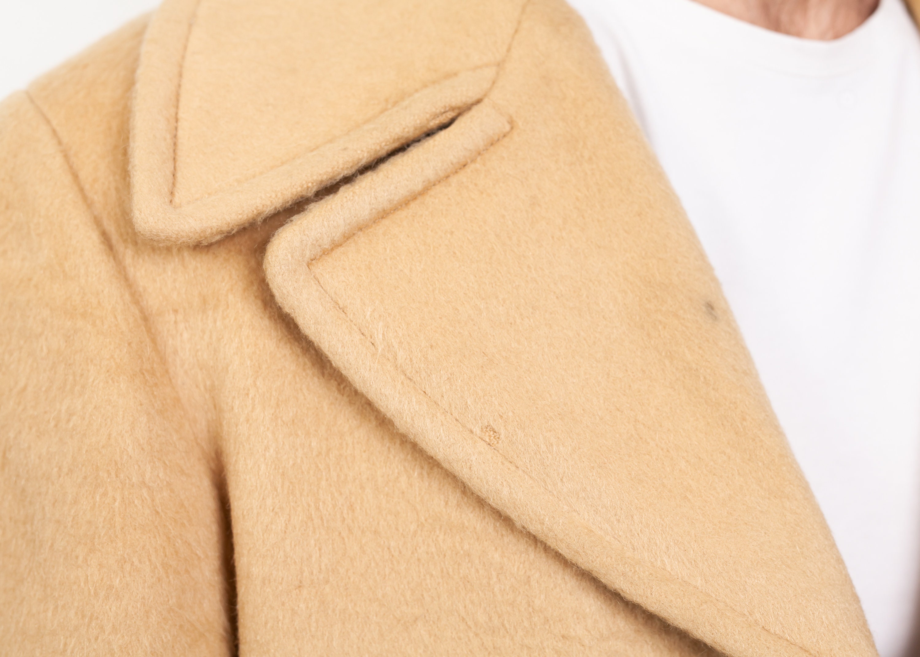 60s Pendleton Wool Car Coat . Vintage Men's Camel Brown Short Coat Winter Coat Warm Jacket Wool