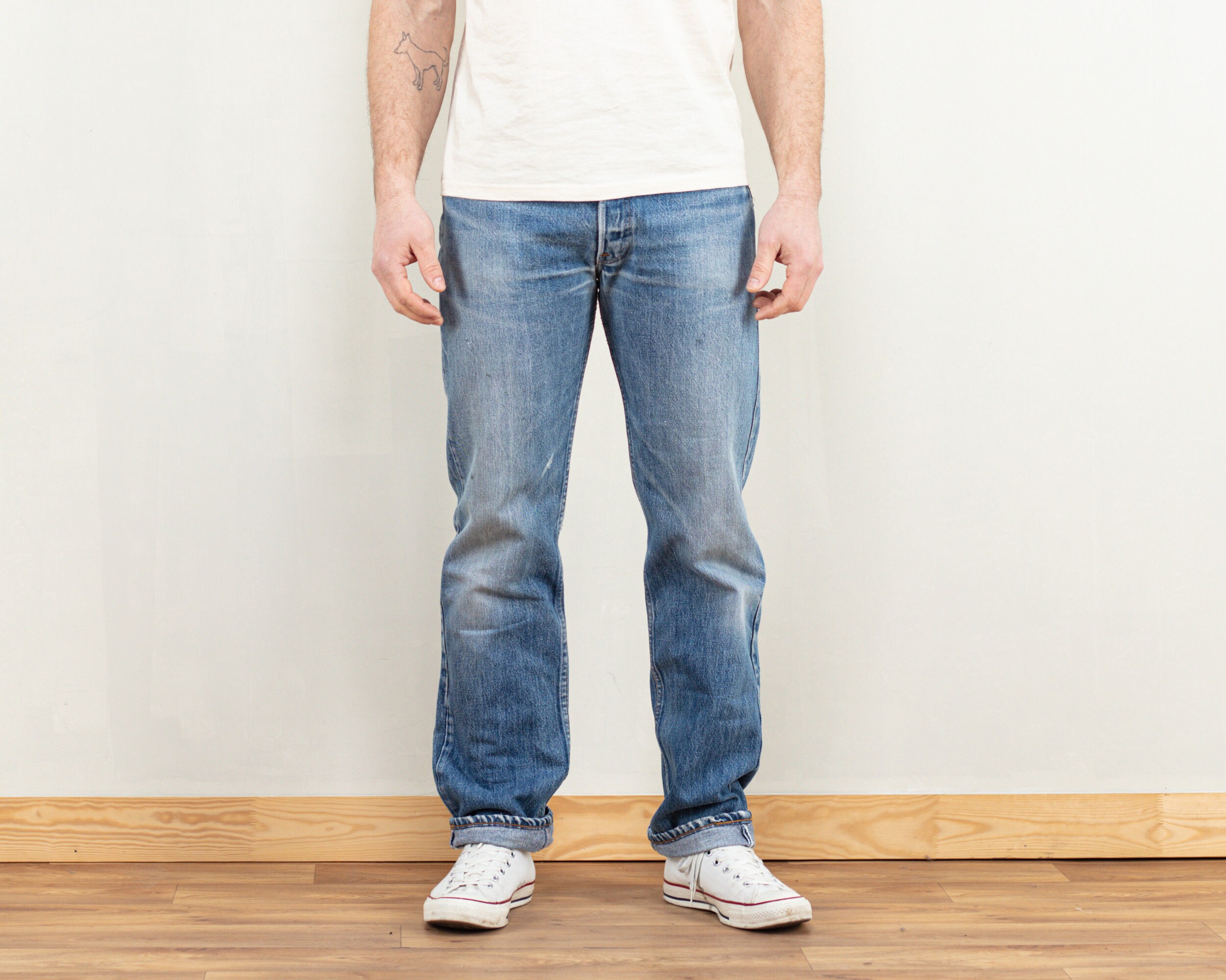 Men 90's Levis 501 Jeans denim pants men vintage 90s men denim pants  trousers gift idea jeans men clothing size W34 L36