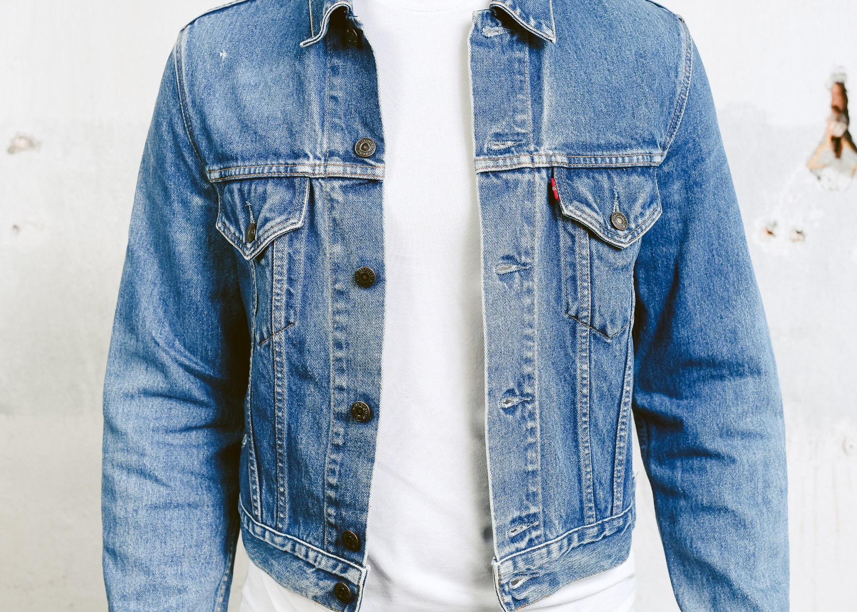 blue jean levi jacket