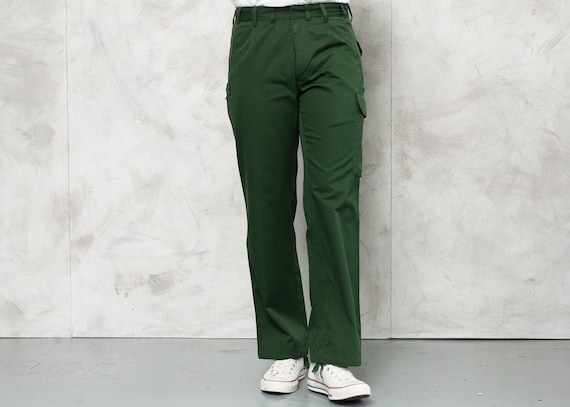 Vintage Army Surplus Trousers . Men Military Pants