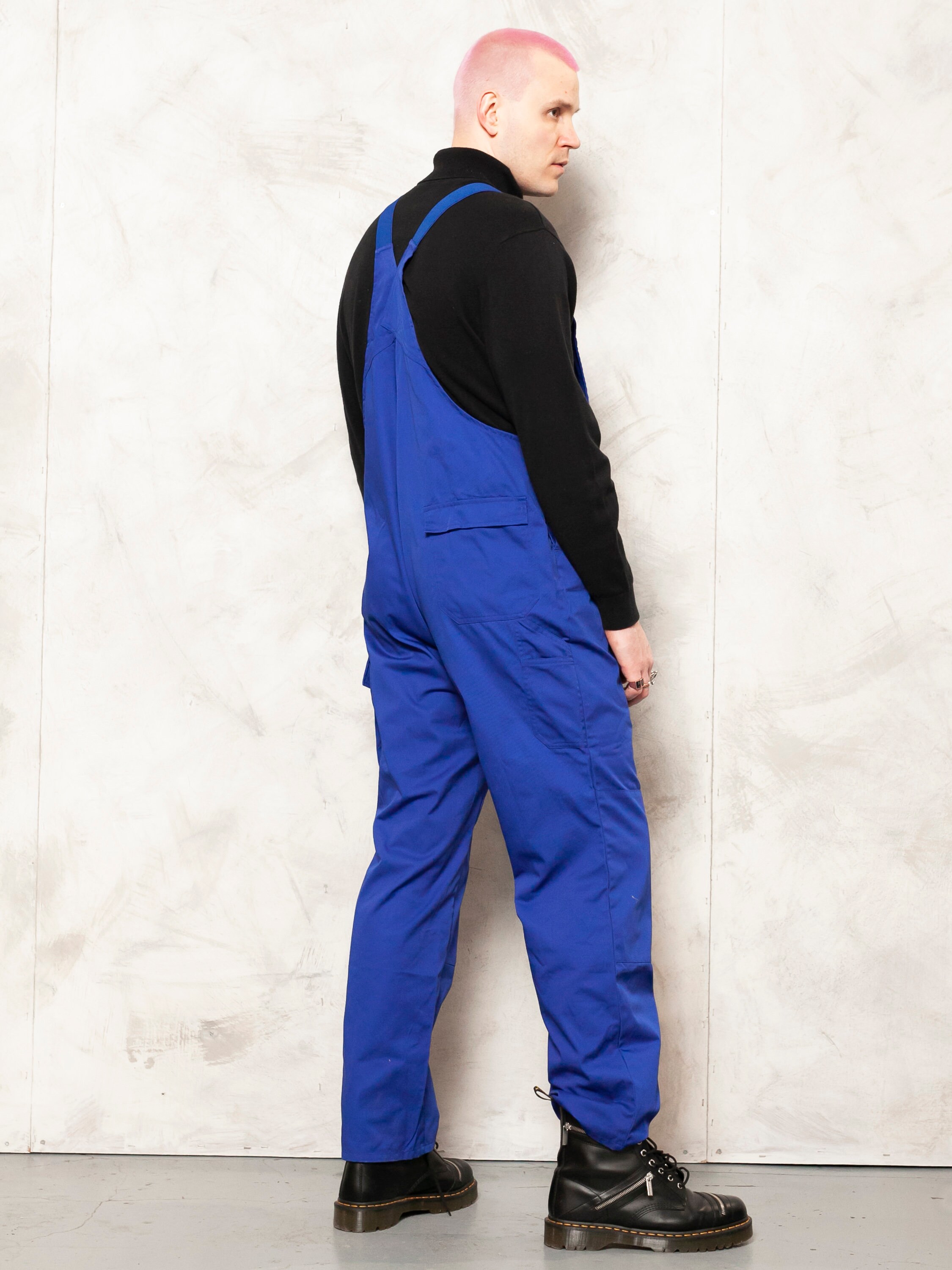 90's Work Dungarees vintage 1990s men work jumpsuit chore dungarees