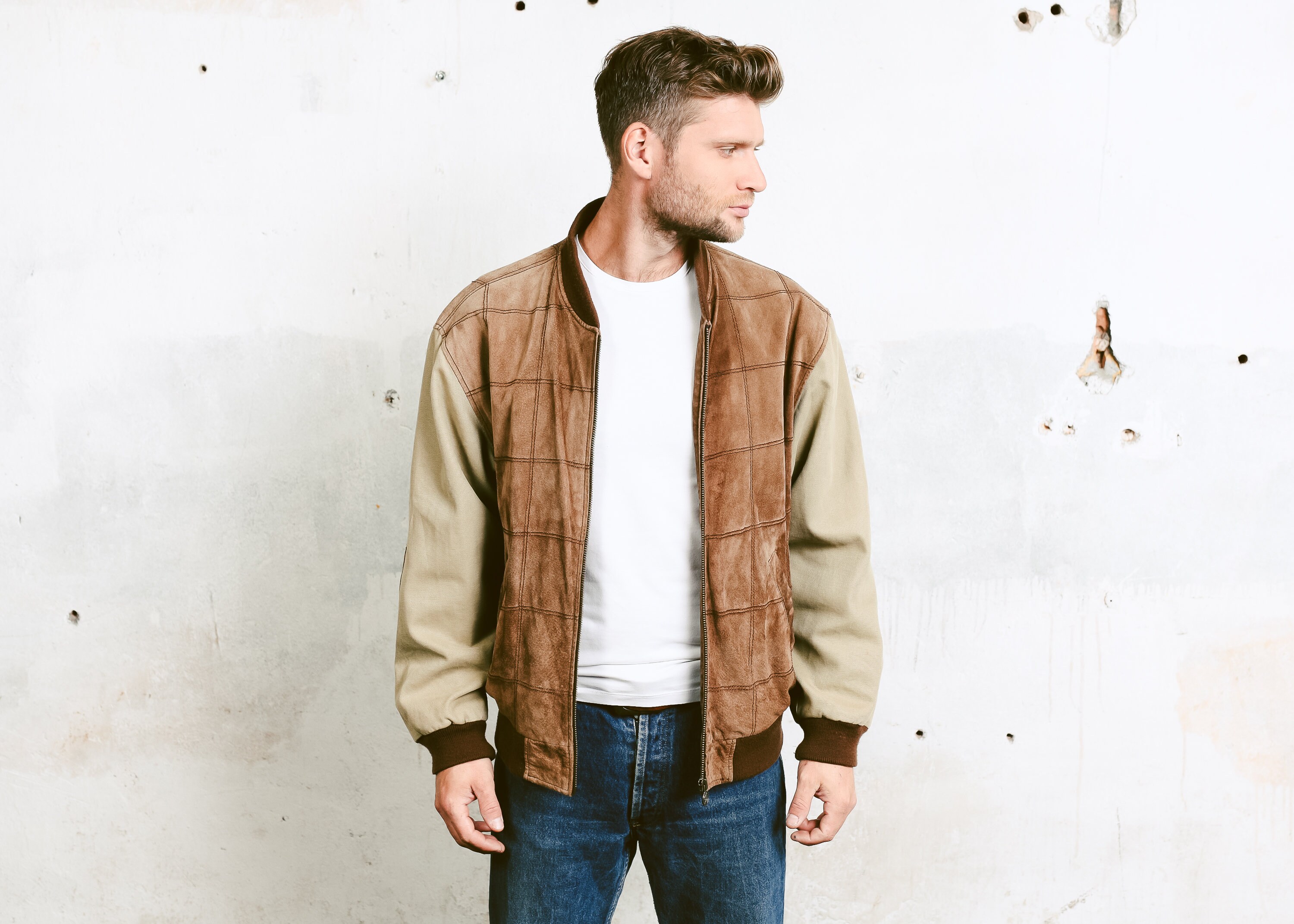 canvas flight jacket