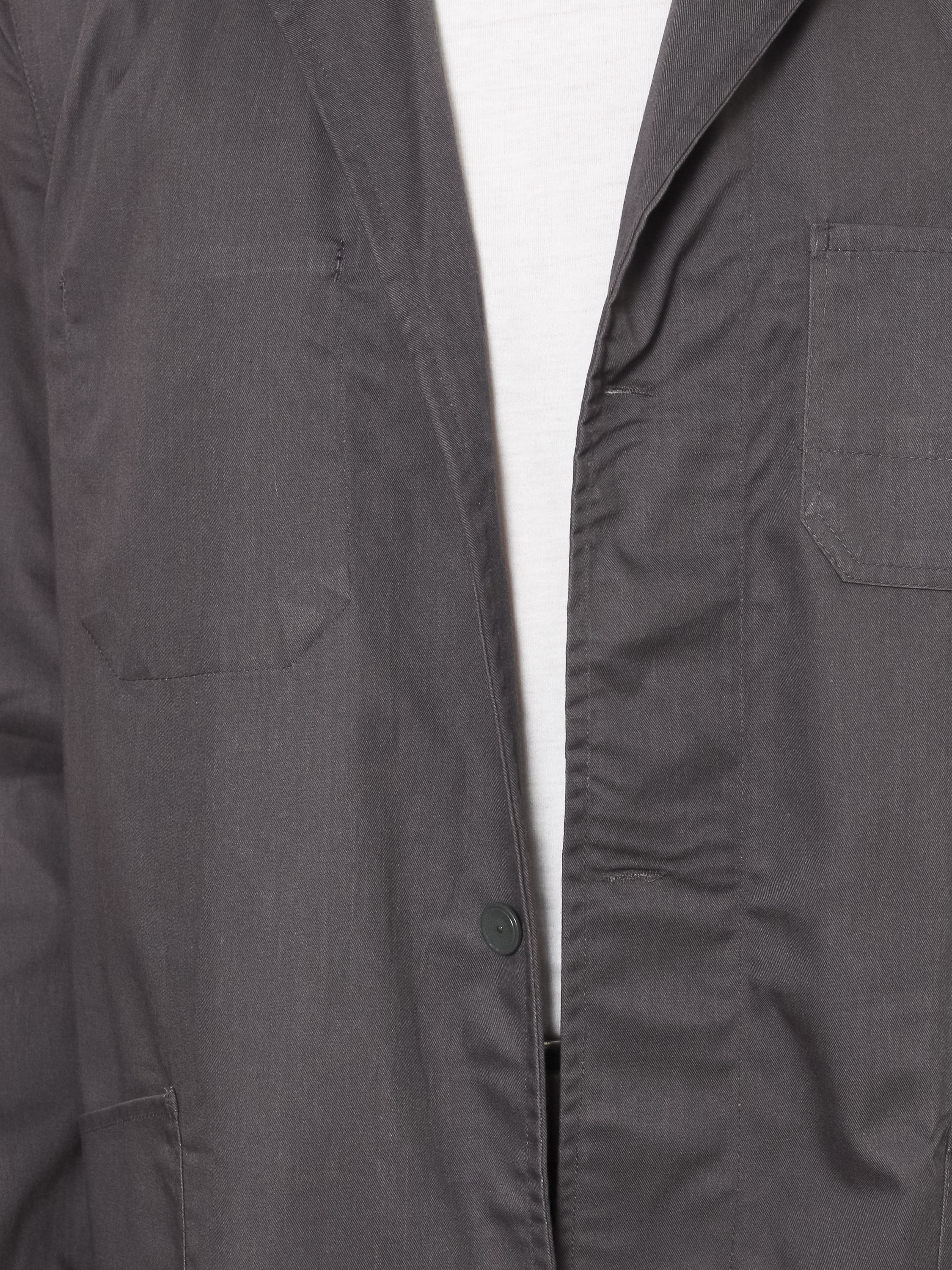 Grey Chore Coat work 1990's men workwear outerwear mechanic jacket