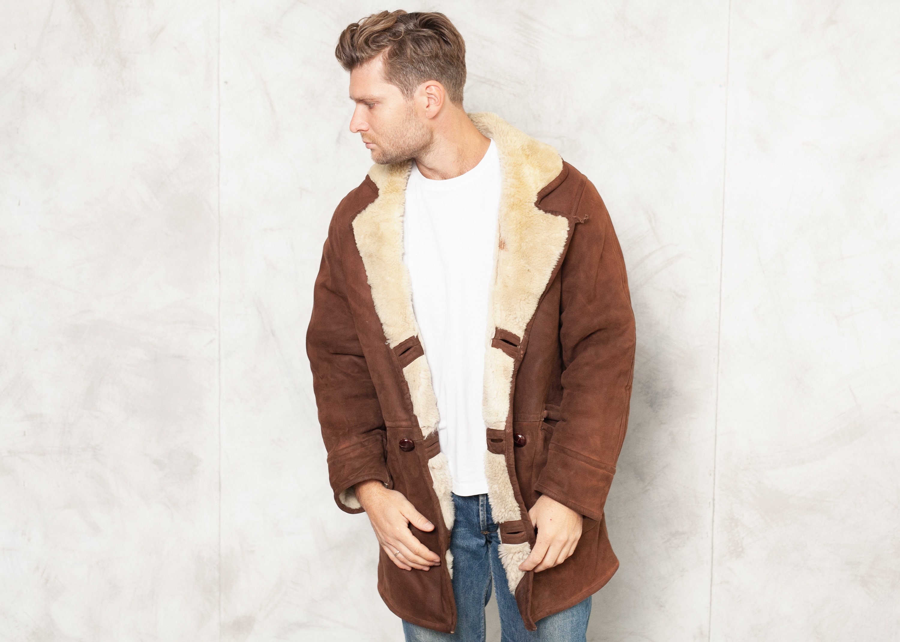 1970s shearling coat