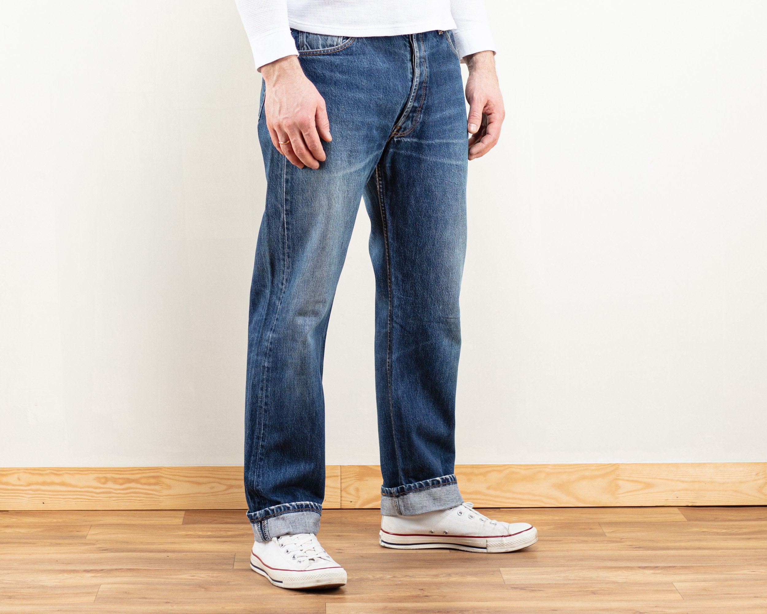 Men Levis 501 Jeans Vintage Denim Pants 
