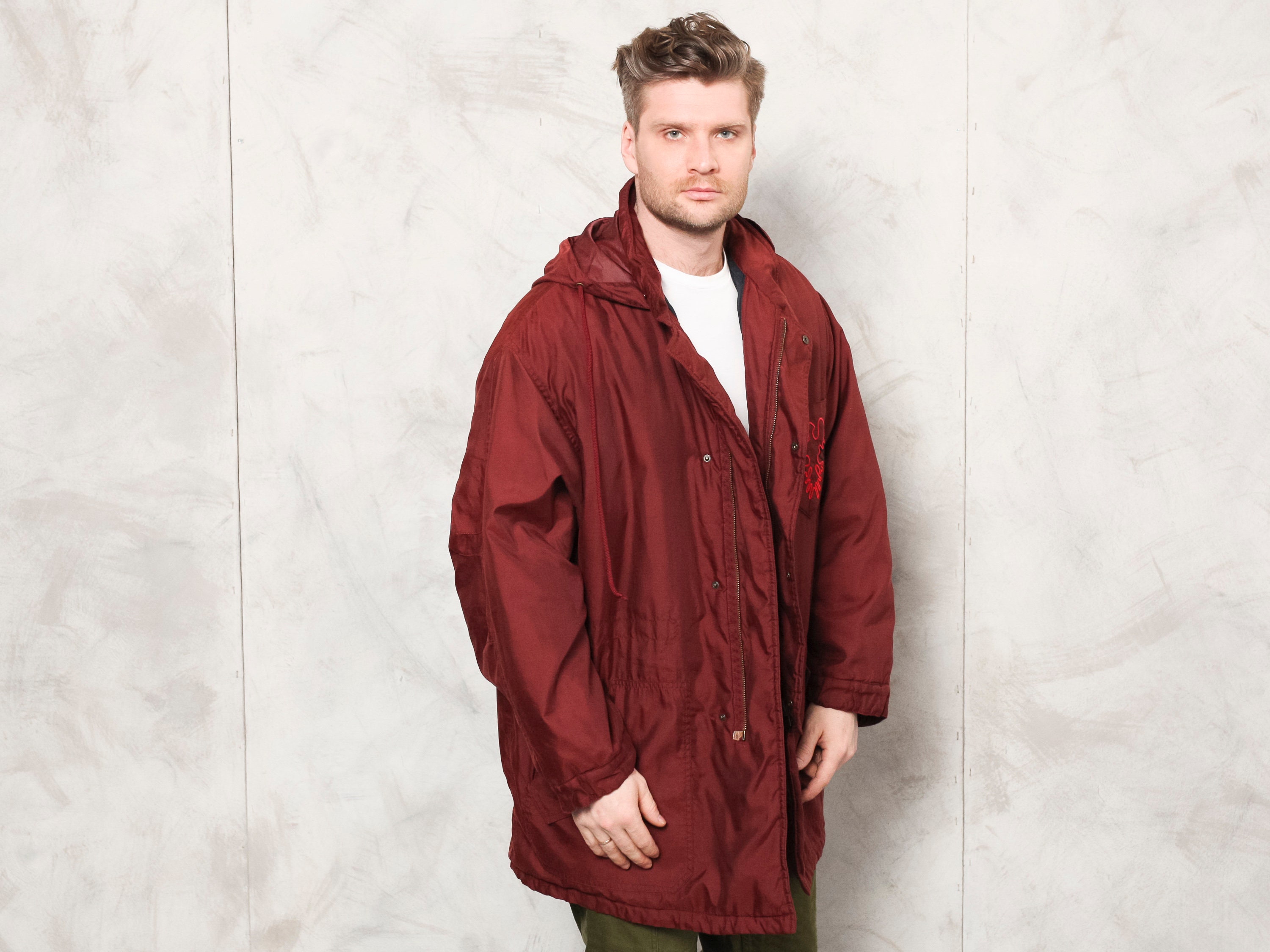 90s ARMANI JEANS gimmick mods coat