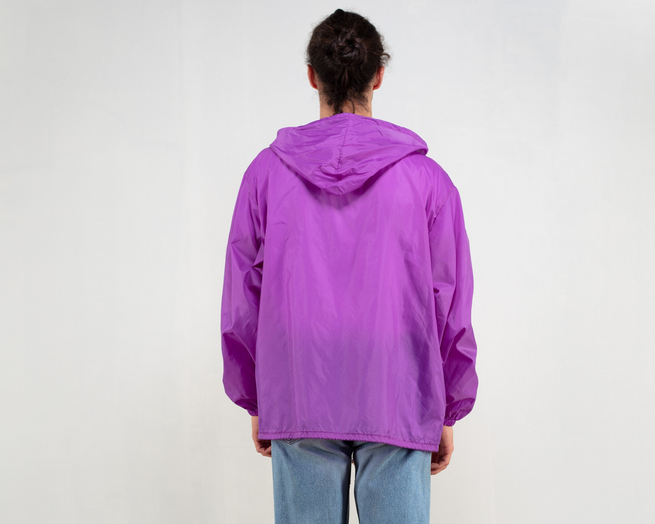 light purple rain jacket