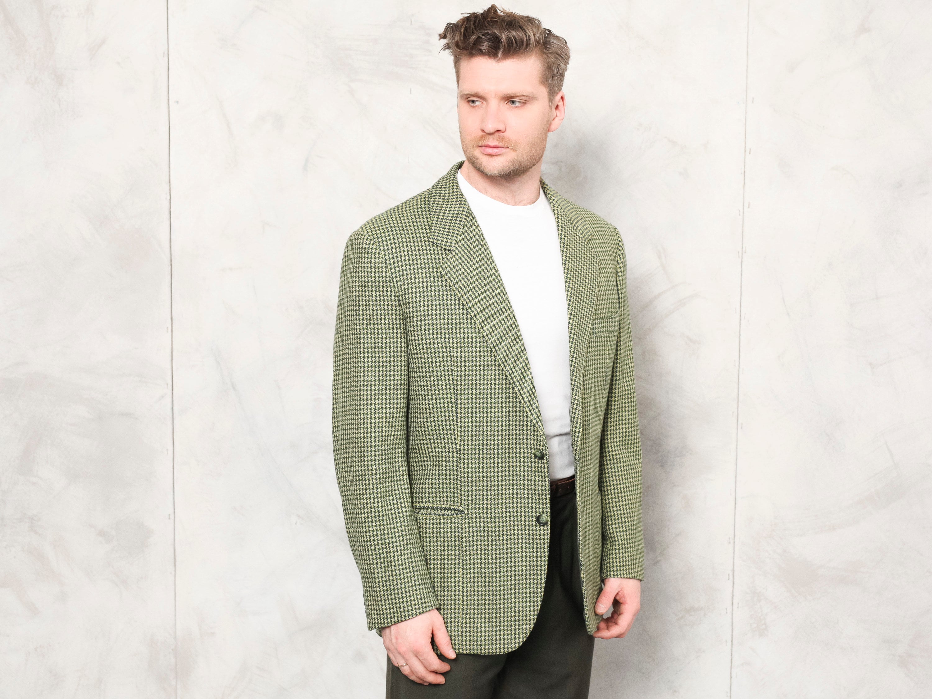 smart green coat