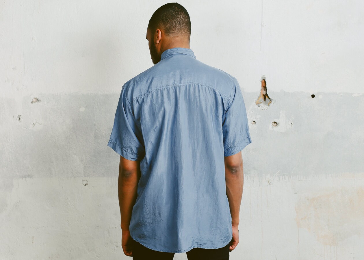 silk oxford shirt