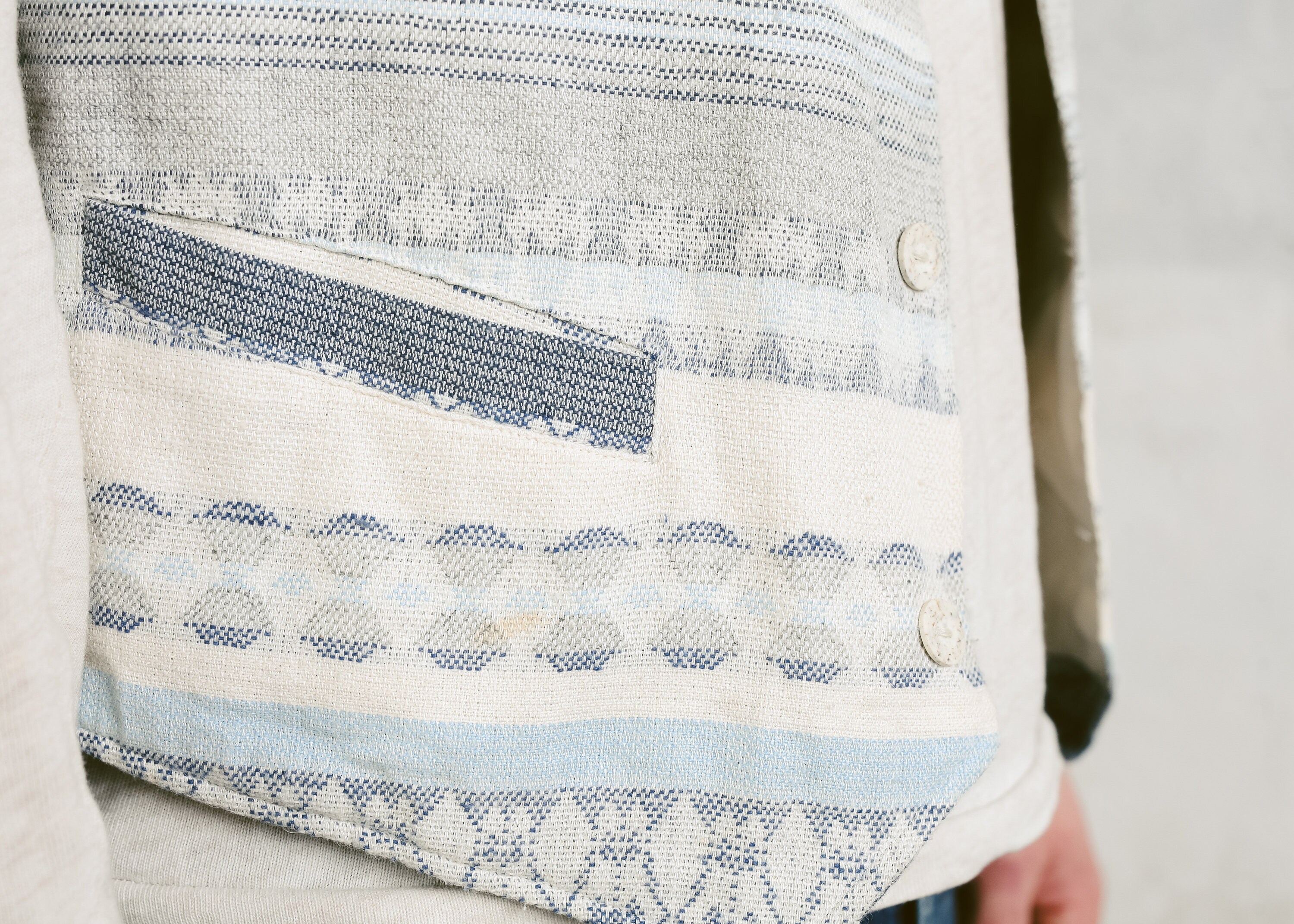 Men's Aztec Patterned Vest . Vintage Vest Waistcoat Hippie Vest