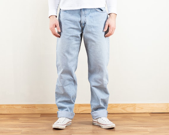 Light Wash Levis 550 Jeans Vintage Denim Pants Men Vintage 90s - Etsy