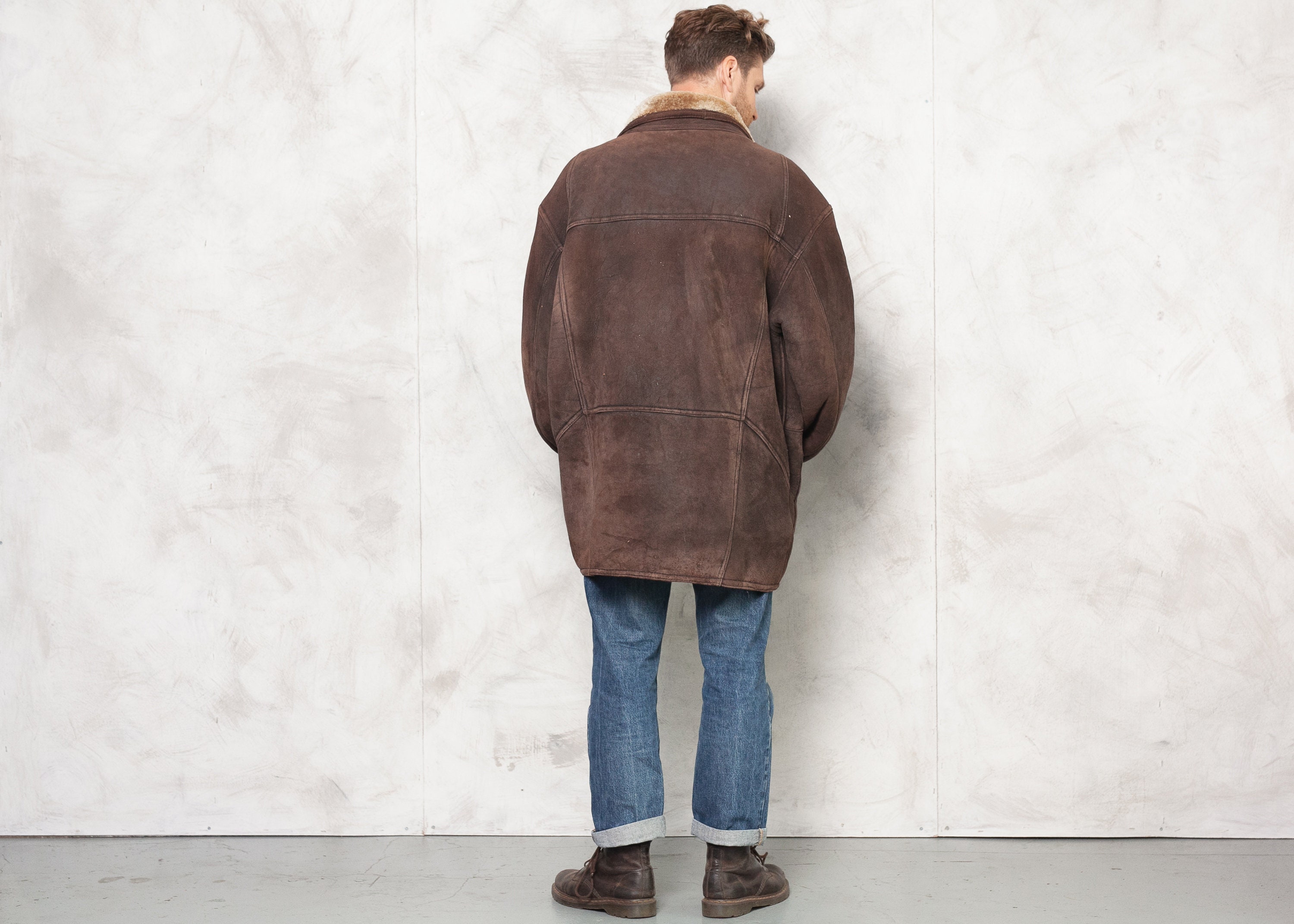 sheepskin coat 1980s