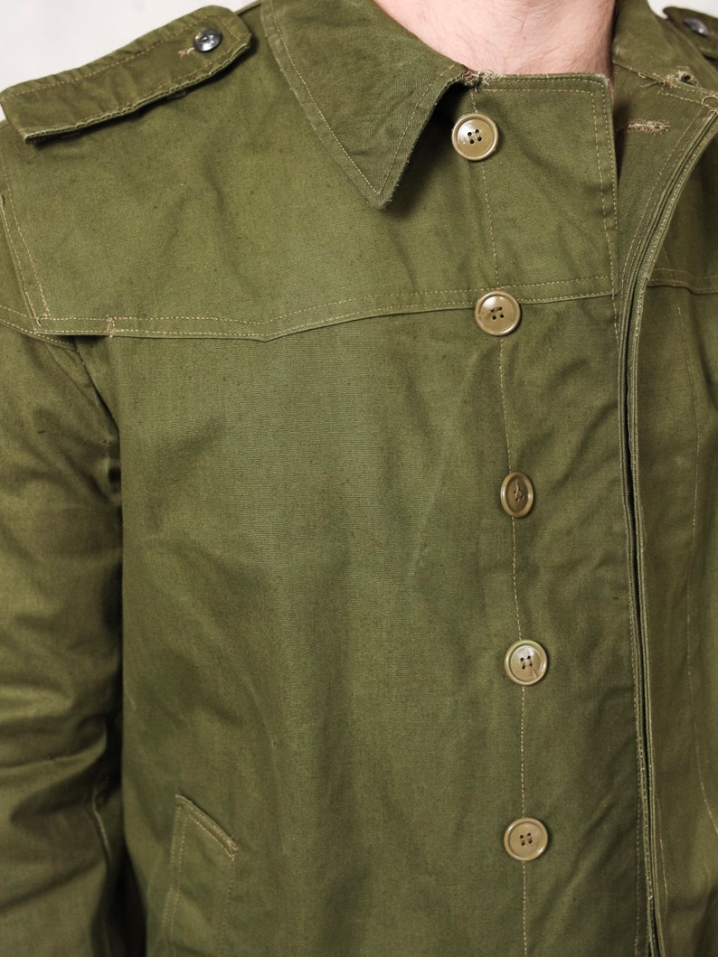 Vintage Army Jacket Military Surplus Green Army Field Jacket Etsy