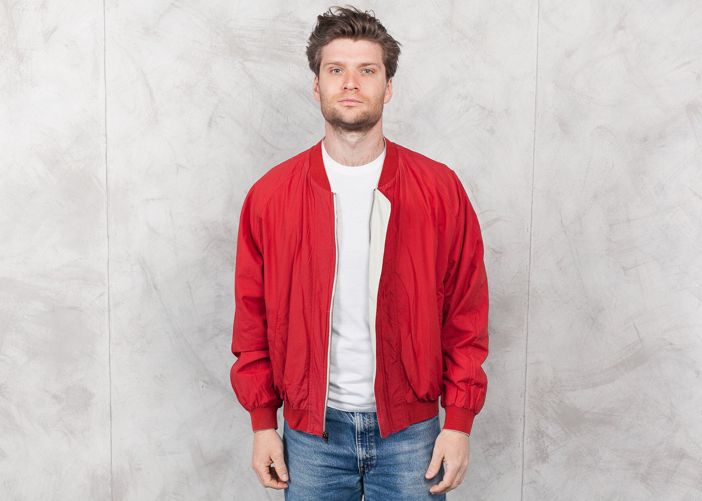90s bomber jacket mens