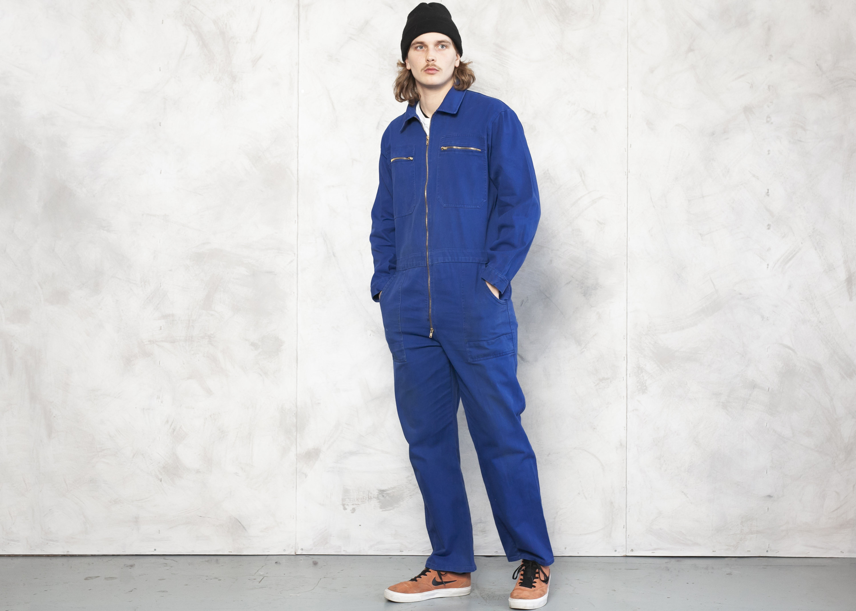 90's Work Jumpsuit Vintage 1990s Full Jumpsuit Men Etsy