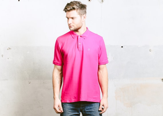 fila t shirt mens pink